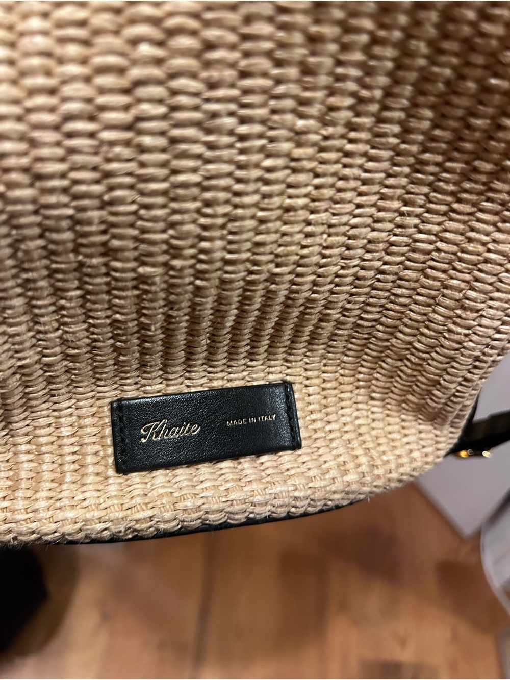Khaite top handle basket bag with crossbody strap - Picture 5 of 7